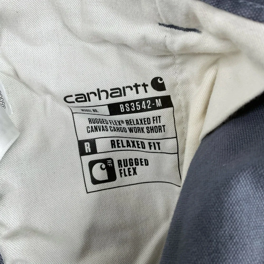Carhartt Shorts Men 44 (ACTUAL 43x9.5) Gray Cargo Canvas Relaxed Fit